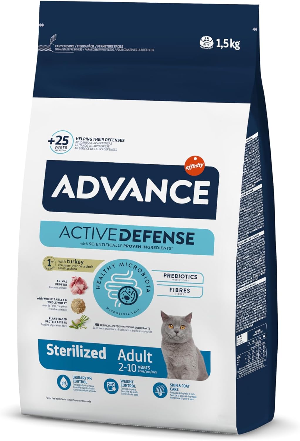 Thumbnail 6 de Advance Cat Adult Sterilized, Pienso para Gatos Adultos Esterilizados con Pavo, 3kg