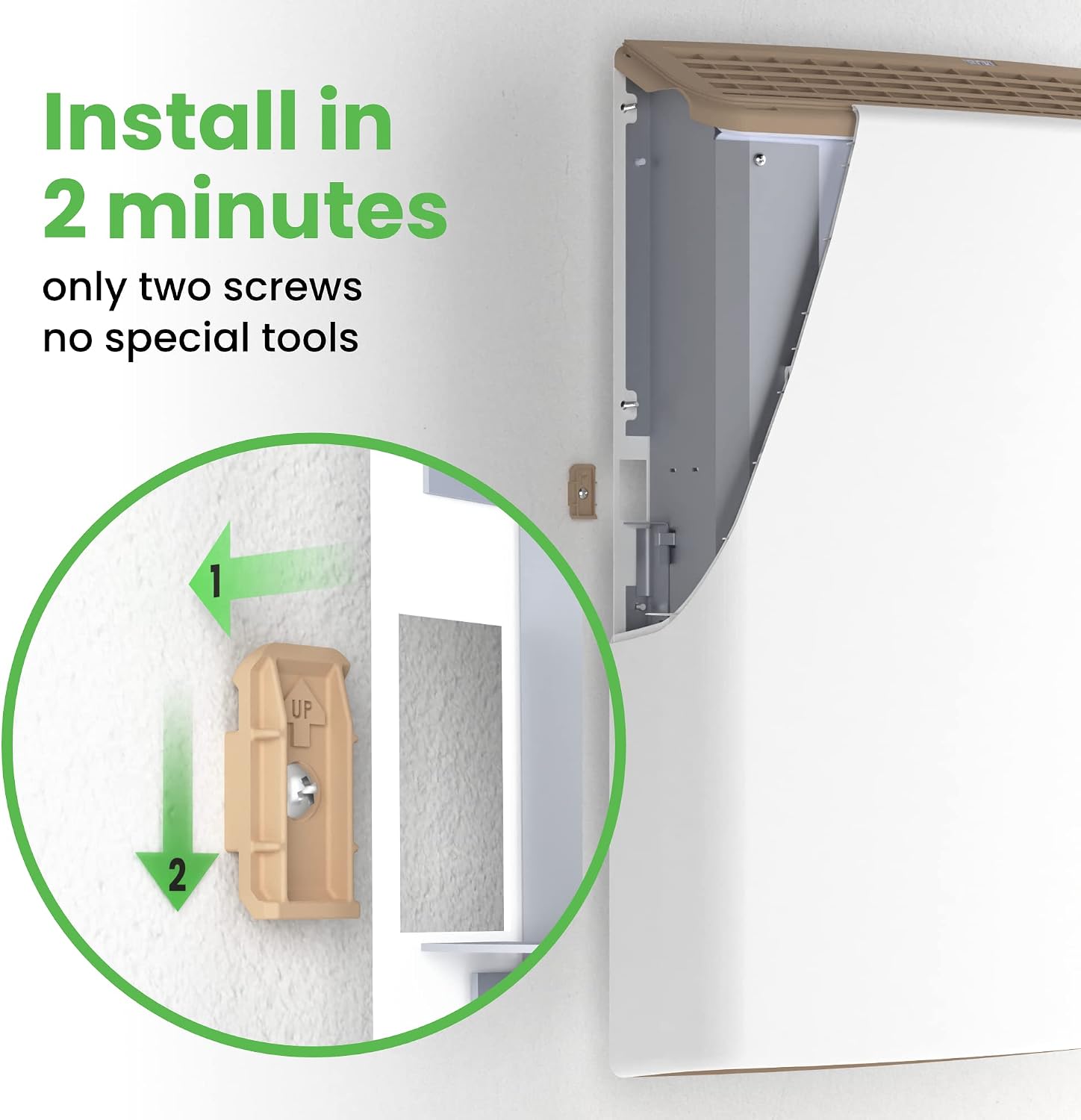 Detalle 2 de Envi Plug-in Wall Heater, 24/7