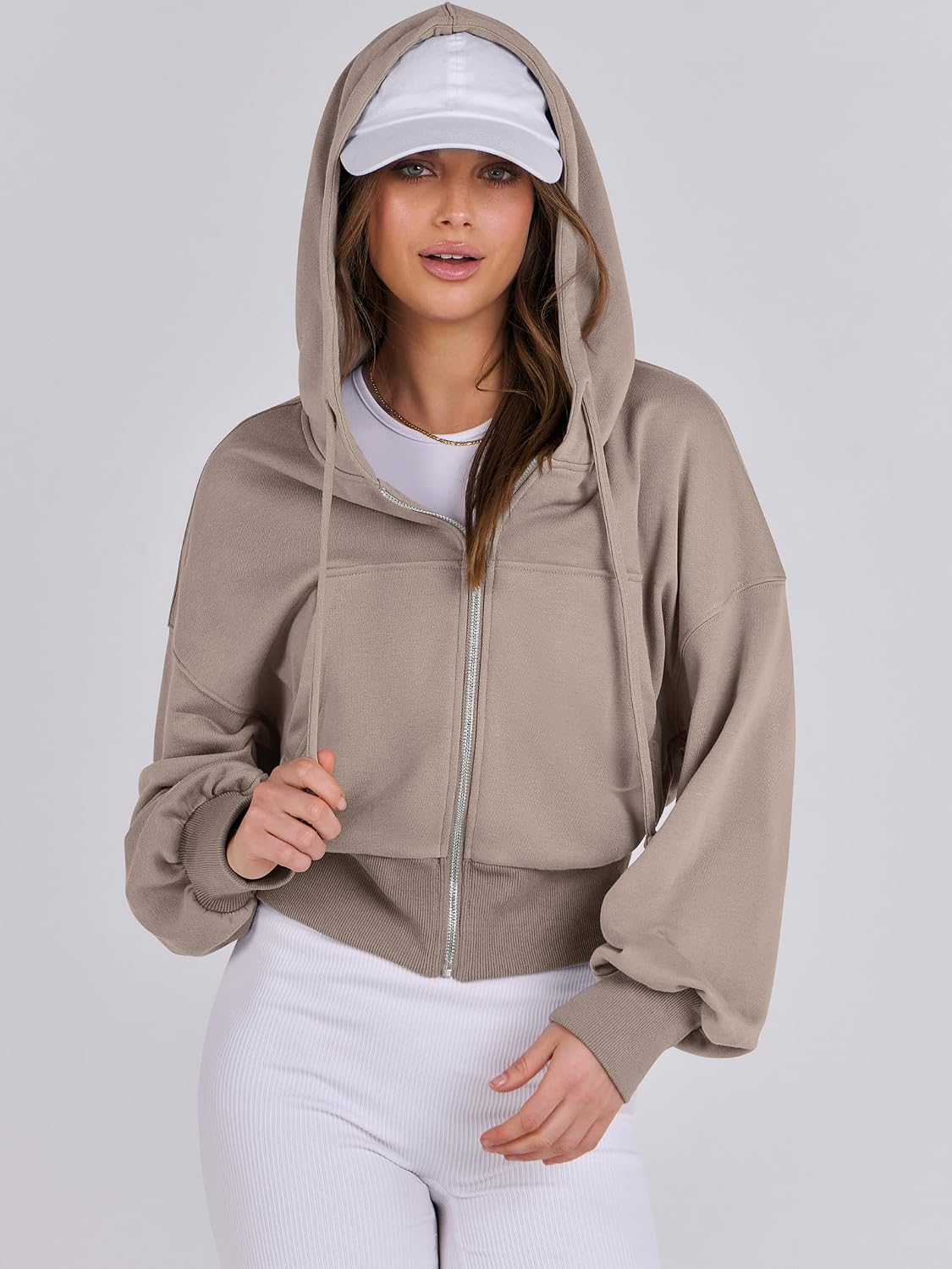 Detalle 2 de ANRABESS Women's Zip Hoodie