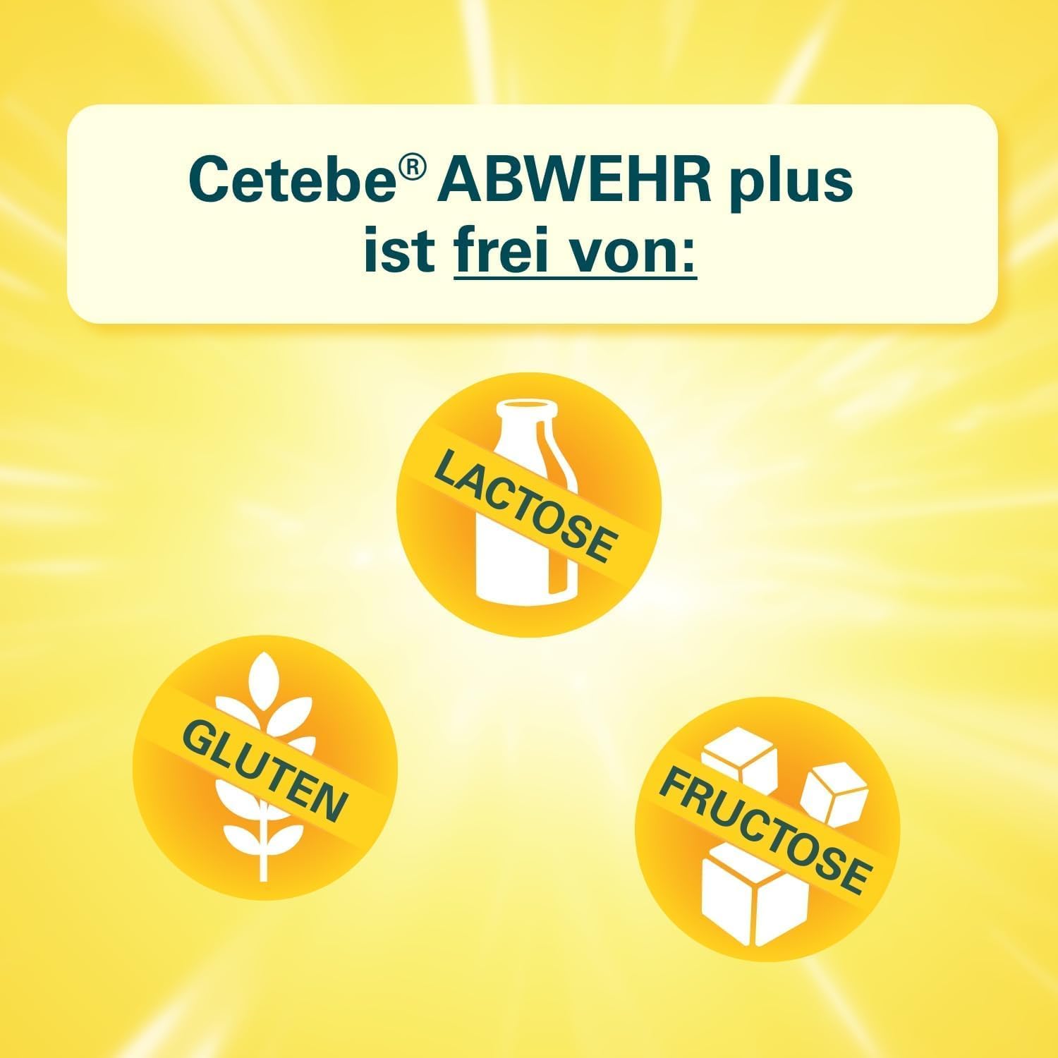 Detalle 2 de Cetebe Abwehr plus – Nahrungsergänzung zur Unterstützung des Immunsystems mit Vitamin C, Vitamin D und Zink (ZEITPERLEN) – 120 Kapseln