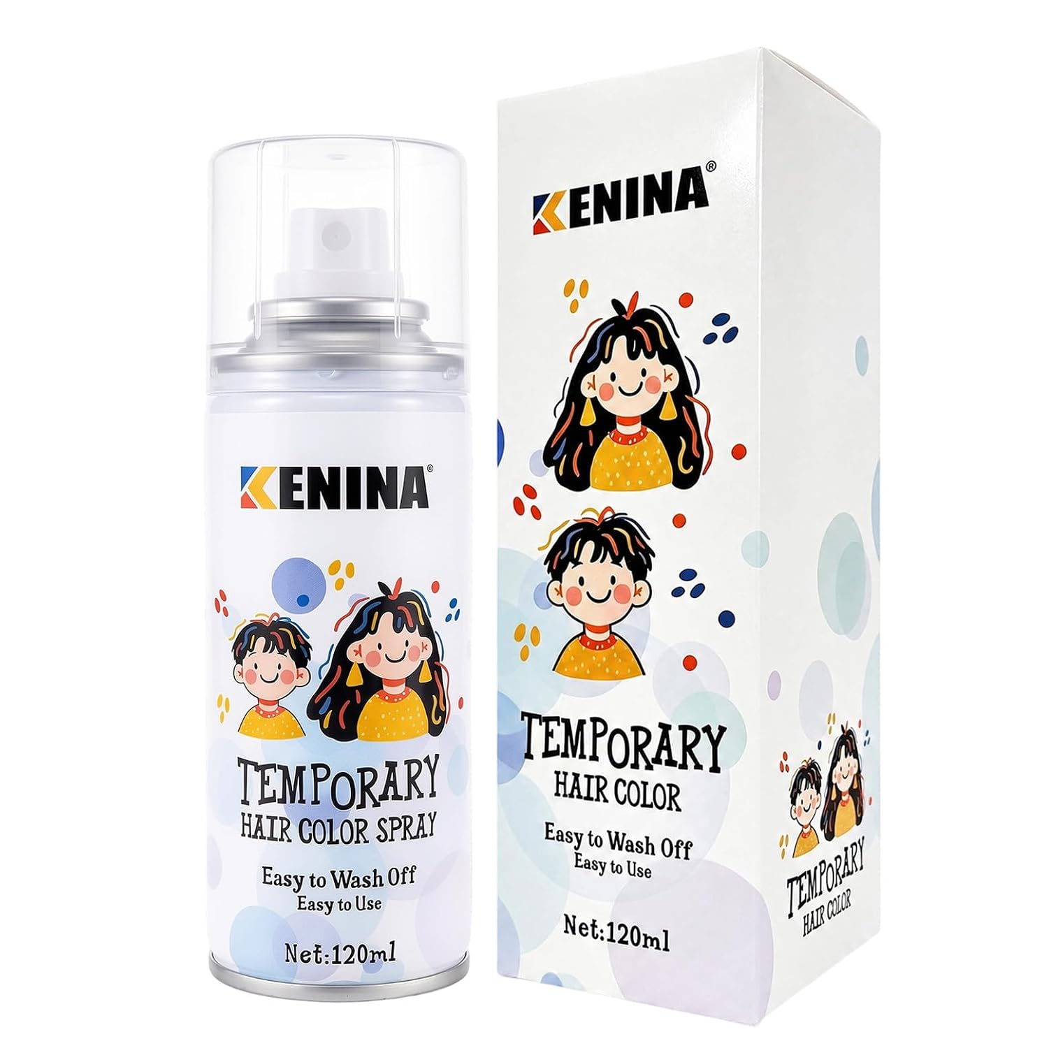 Thumbnail 6 de KENINA White Hair Spray, Temporary Washable Color for Halloween and Cosplay