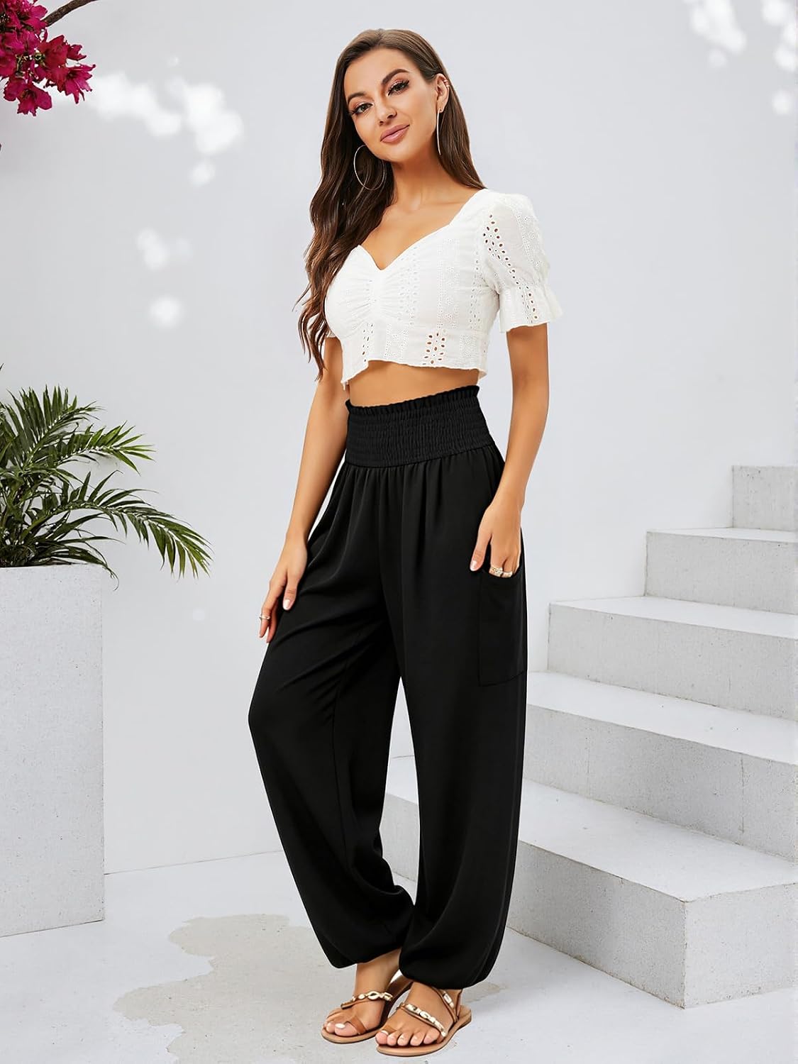 Thumbnail 6 de Harem pants keyword yoga, high waist