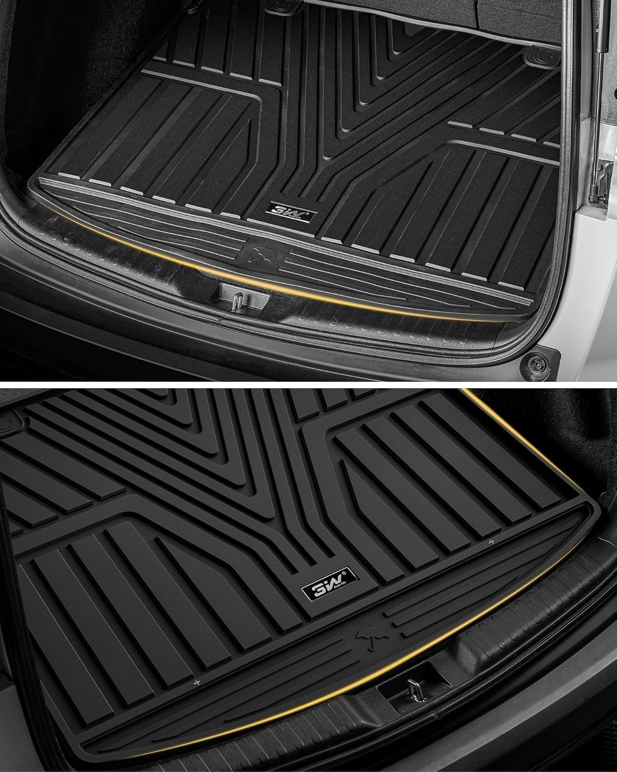 Thumbnail 3 de 3W TPE Floor Mats & Cargo Liner Custom Fit for Honda HR-V (2023–2026) and Acura ADX (2025–2026) — Includes Hybrid