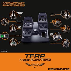 Thumbnail 7 de Thrustmaster TFRP T.Flight Rudder Pedals para PC y PS5 (con S.M.A.R.T y freno diferencial)
