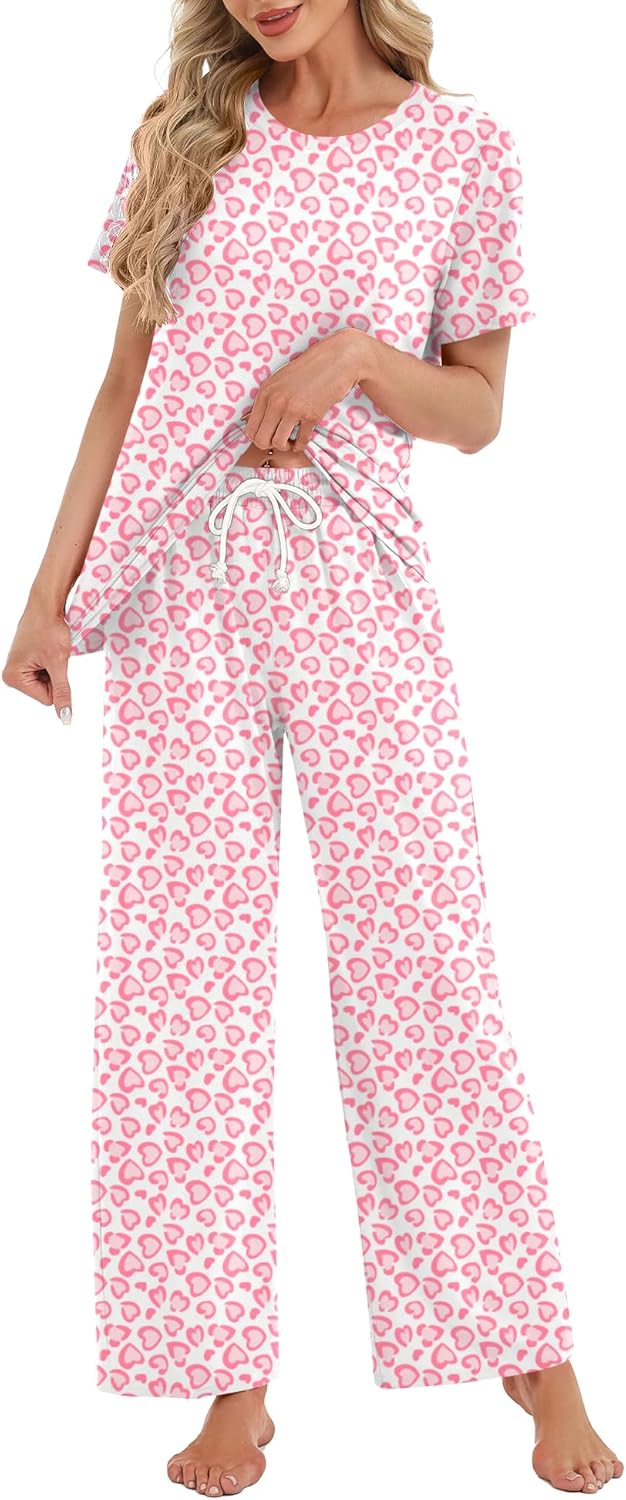 Thumbnail 6 de Rapbin Schlafanzug Damen Lang – Zweiteiliger Pyjama-Set aus Polyester-Elasthan