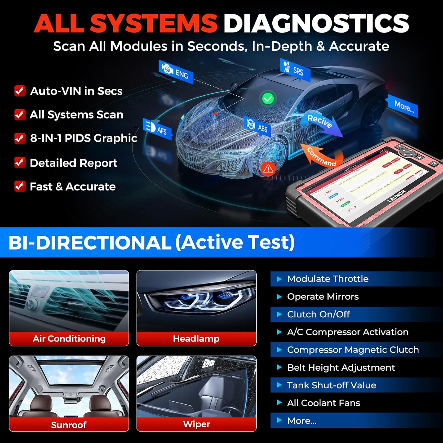 Thumbnail 4 de LAUNCH X431 CRP919E OBD2 scanner 2026