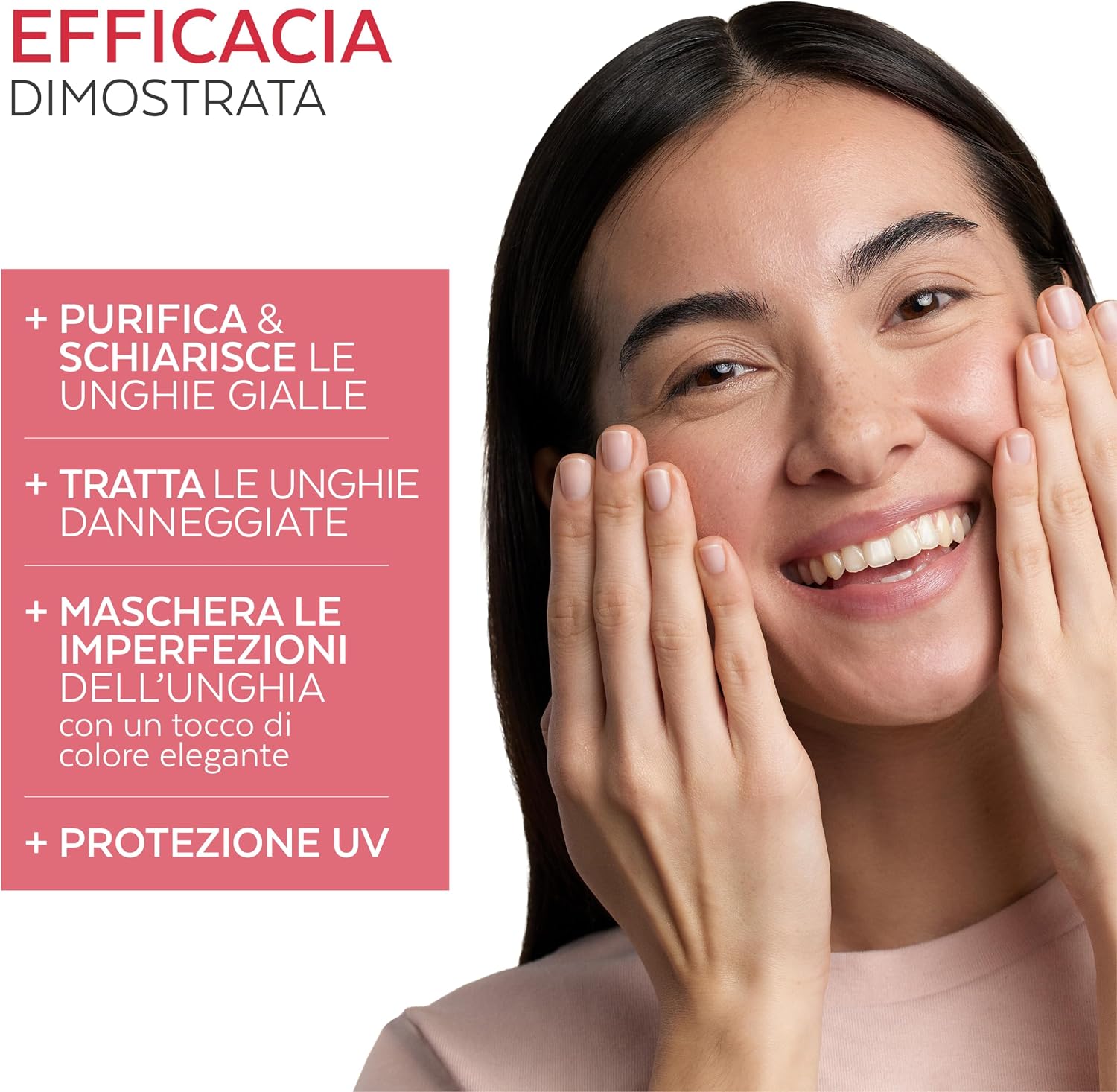 Detalle 2 de PODERM Smalto antimicotico per unghie Rosa Baby 8 ml: con Tea Tree, silicio e biotina