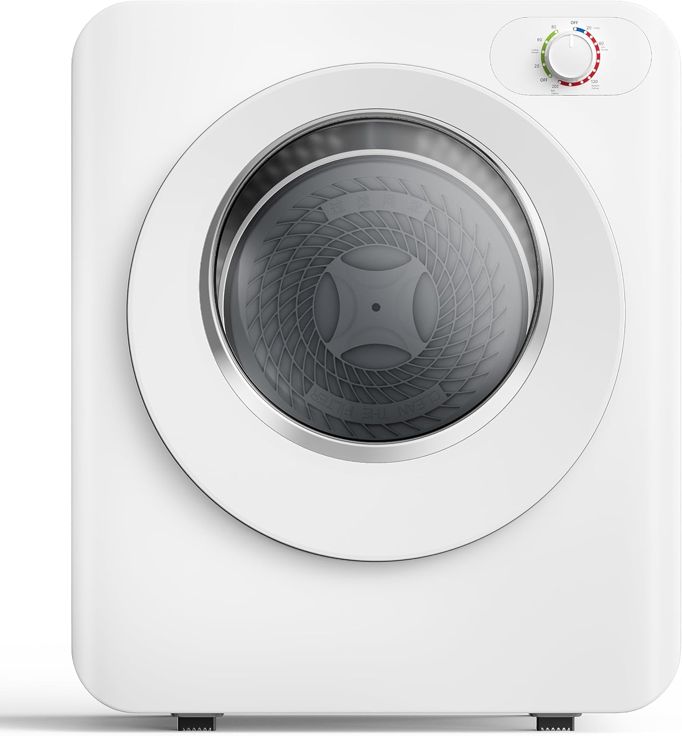 EUHOMY CD009 Portable Clothes Dryer, 1.5 Cu. Ft., 850W, 5 Modes