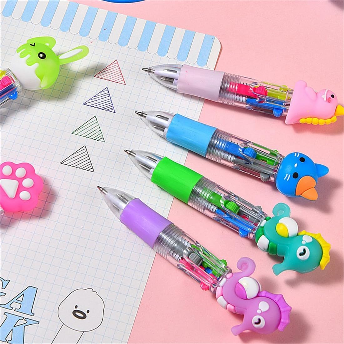 Detalle 2 de 30 Pack Cute Multicolor Pens 4-in-1