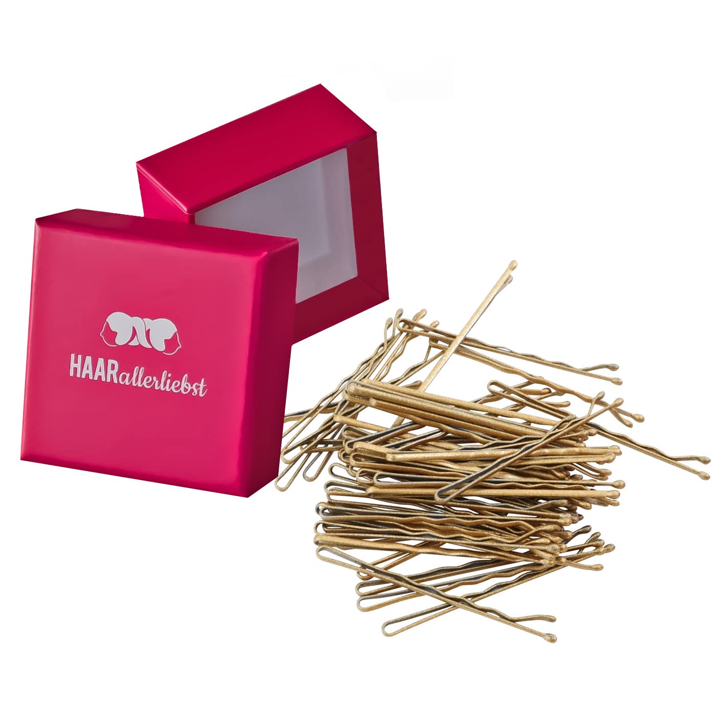 Thumbnail 6 de HAARallerliebst Premium Bobby Pins Haarklammern – 48 Pastellfarbene 5 cm mit Box