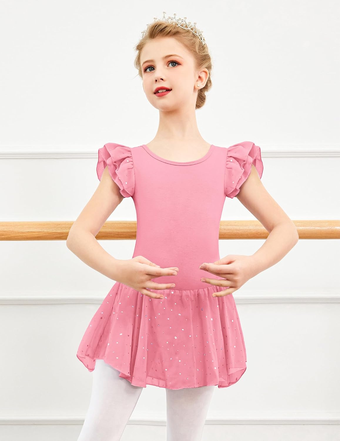 Detalle 2 de Arshiner Robe de ballet enfant 2 à 10 ans
