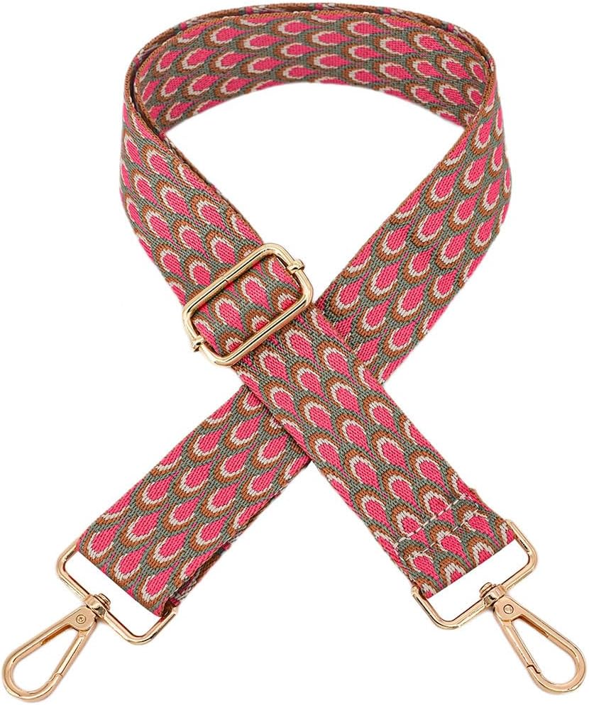 Thumbnail 6 de ROYGBCP Replacement Purse Strap: Adjustable Wide Canvas Crossbody Shoulder Strap for Women