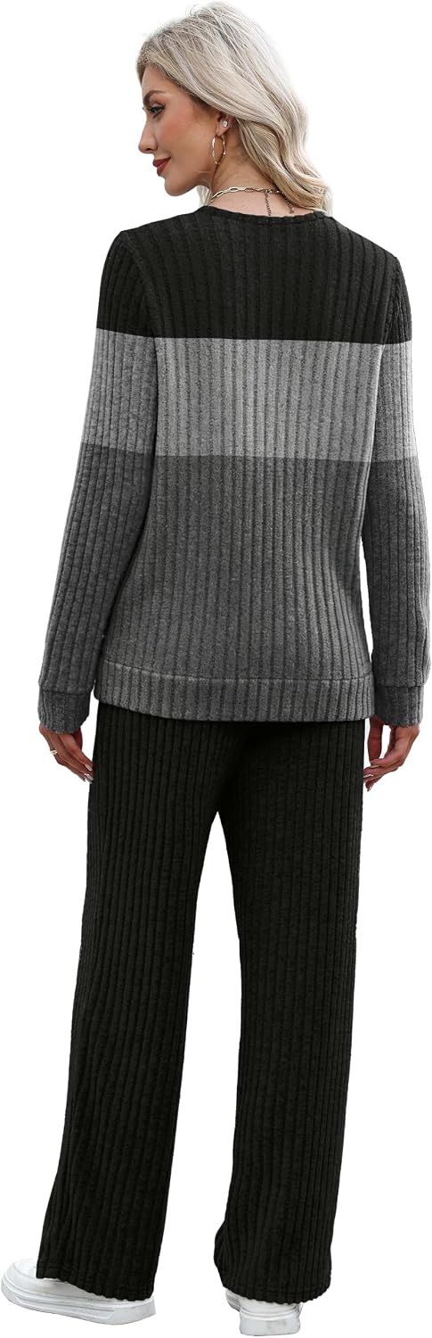 Detalle 1 de Sipaya Women's Lounge Set, Ribbed Knit
