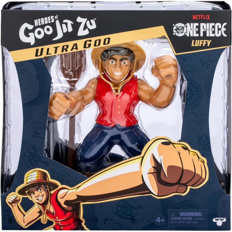 Detalle de Character Options Monkey D. Luffy, figura elástica de One Piece de 12 cm