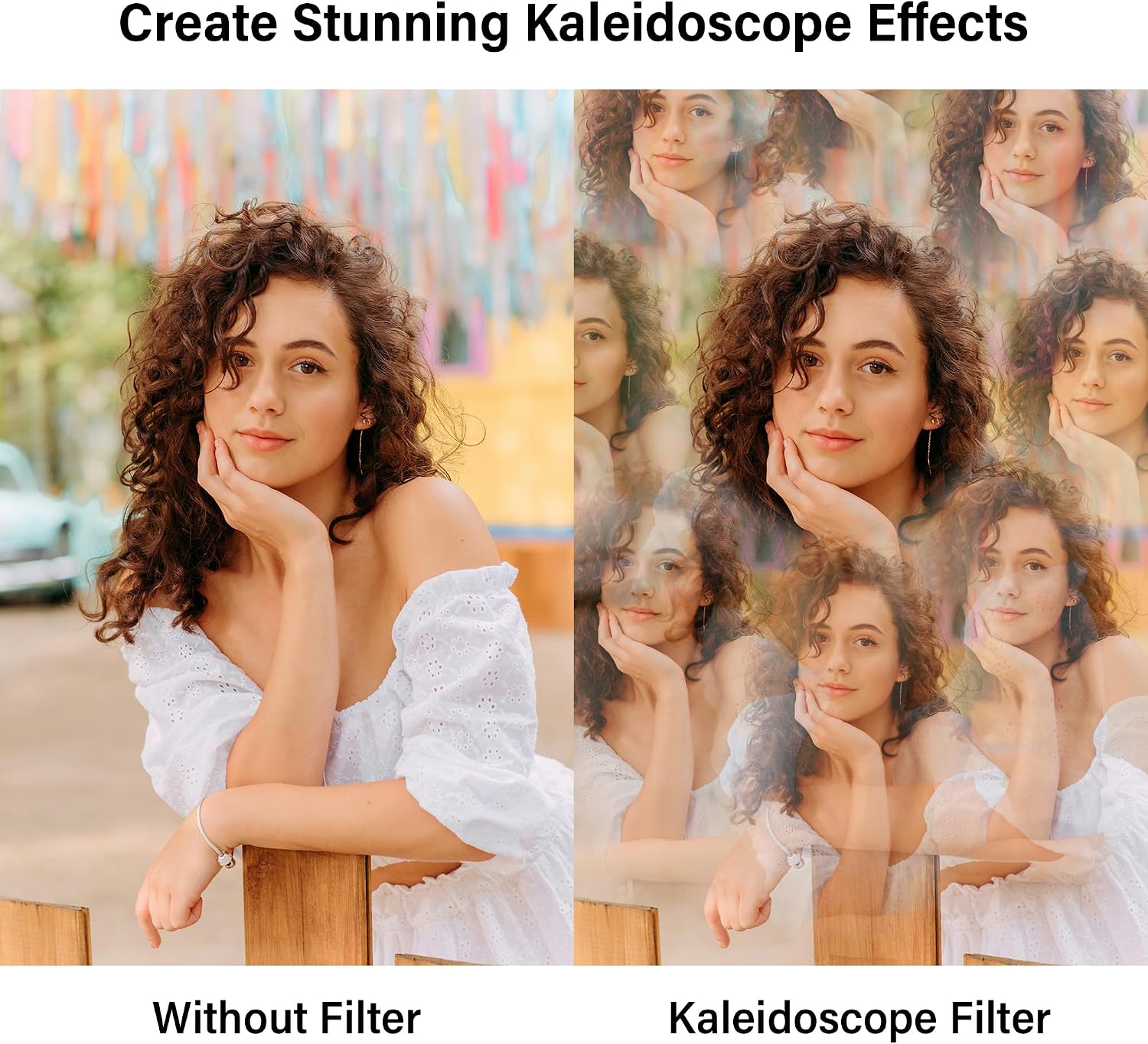 Thumbnail 1 de Walking Way Kaleidoscope Prism Lens Filter 77mm – Optical Glass Special Effect