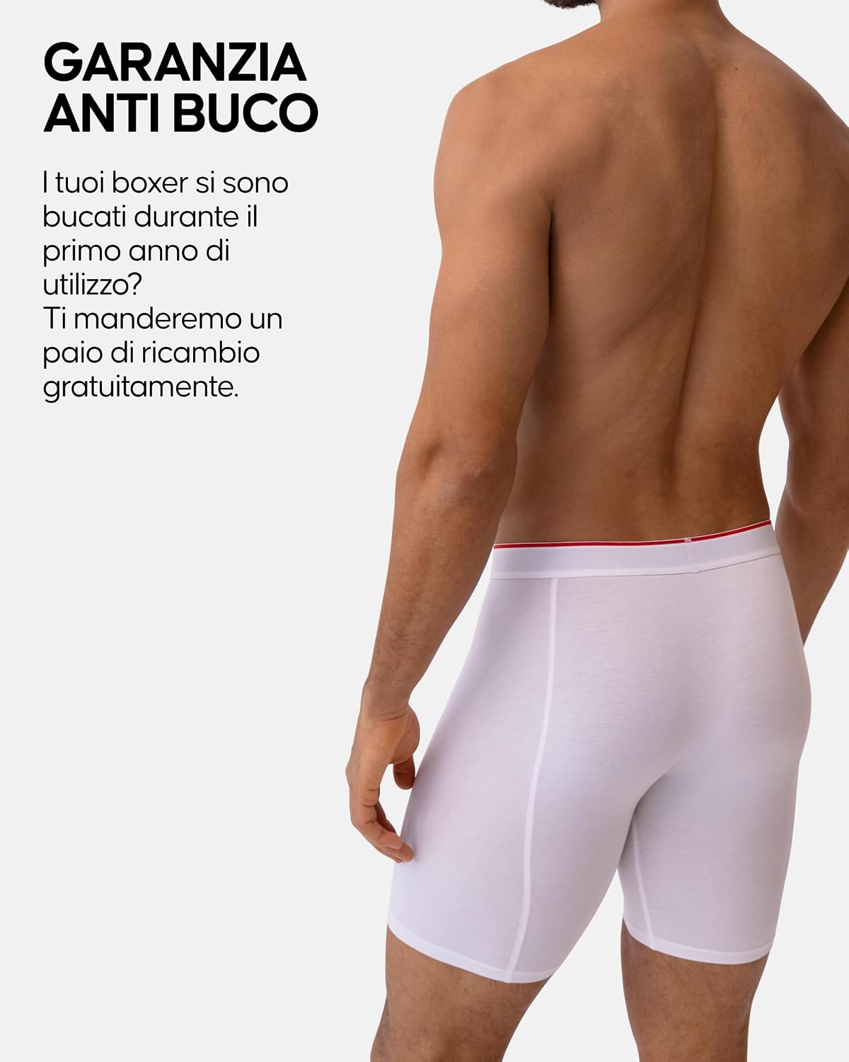 Detalle 2 de DANISH ENDURANCE Boxer Uomo Lunghi in bambù 3 Paia