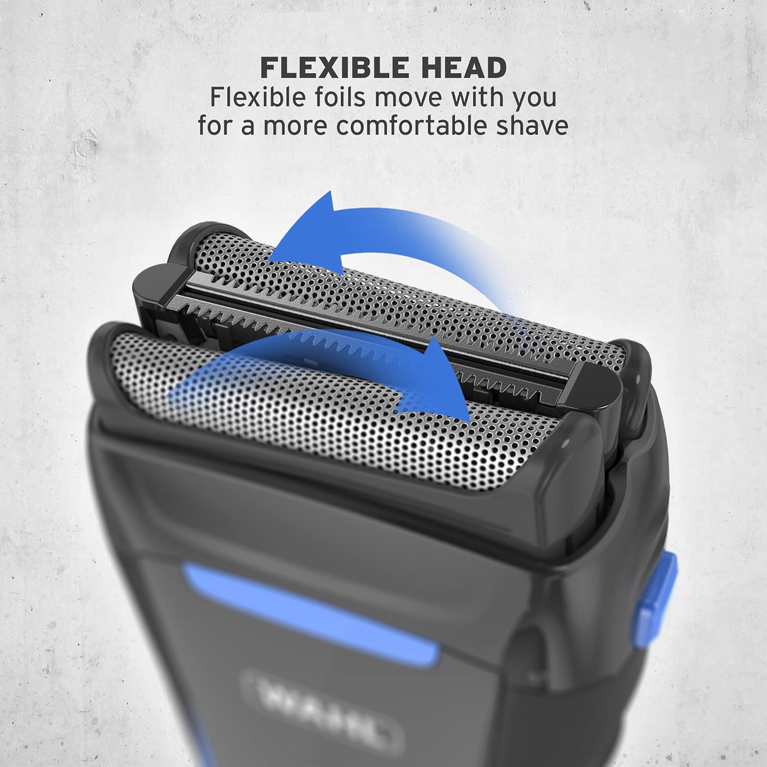 Detalle 2 de Wahl Clean and Close Men’s Shaver: Flexible Foils, Wet & Dry, 90-Min Cordless