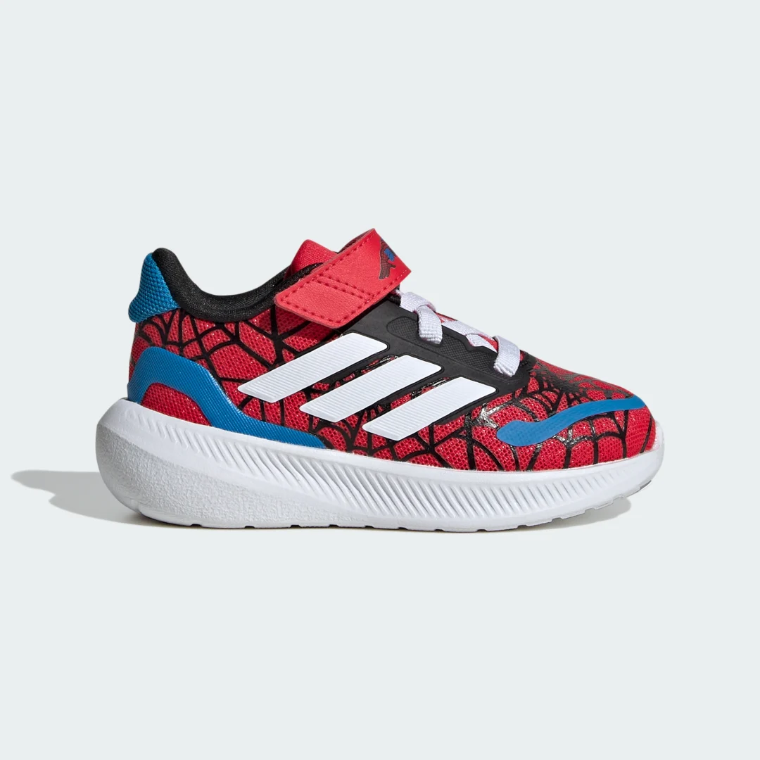 Detalle de Zapatilla Runfalcon 3.0 Adidas Marvel Spider-Man (Bebé) – rojo, para primeros pasos con estilo
