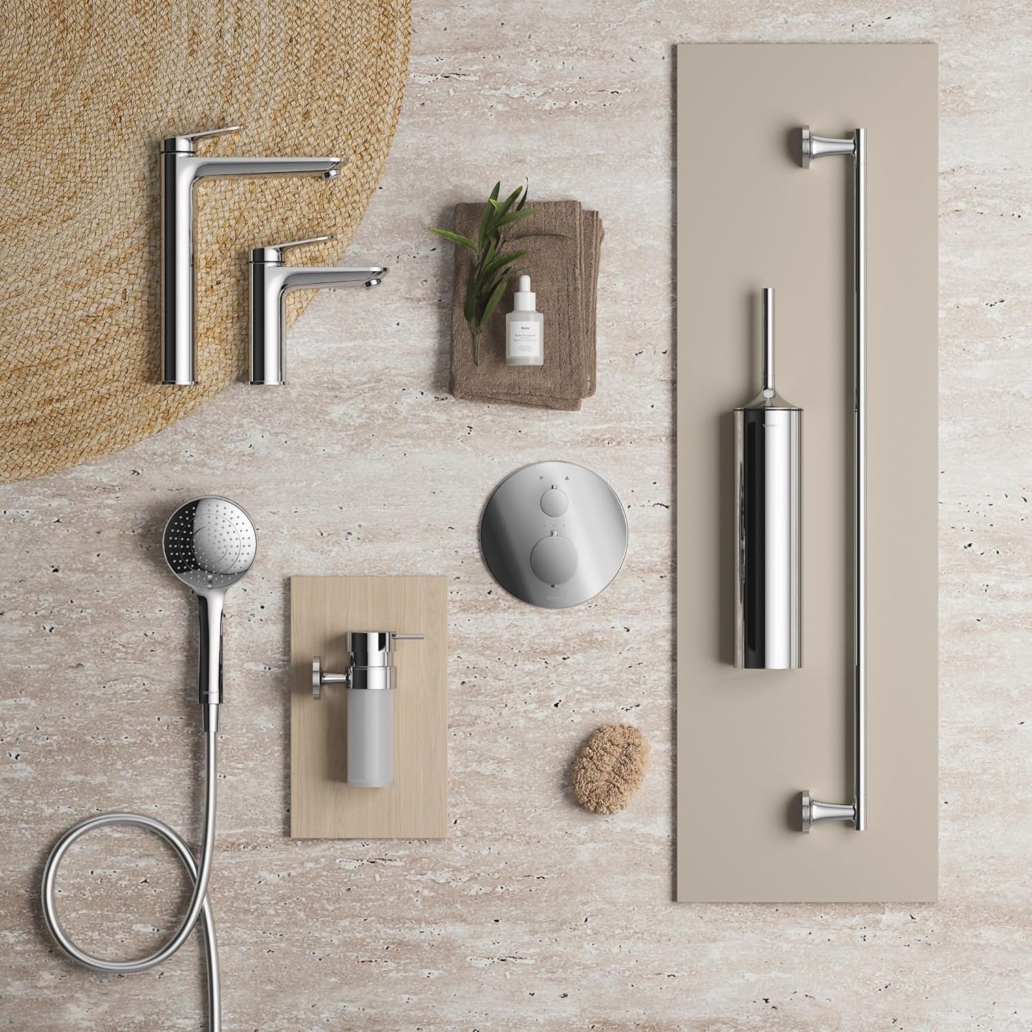 Thumbnail 5 de Duravit Universal Duschkopf – Duschbrause mit 3 Strahlarten (Rain, Intense Rain, Soft Rain) Ø 110 mm, MinusFlow, EasyClean, UV0650017010
