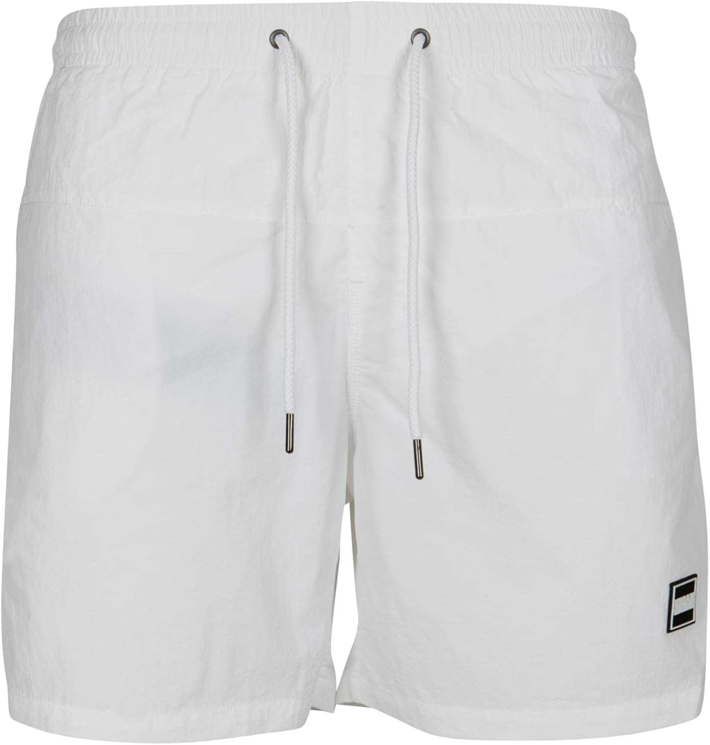 Detalle 2 de Urban Classics Herren Block Swim Shorts – short de bain noir avec slip intégré