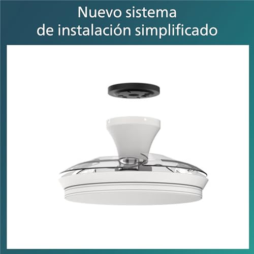 Detalle 1 de Philips Bliss Ventilador de Techo LED Blanco y Dorado 🌟