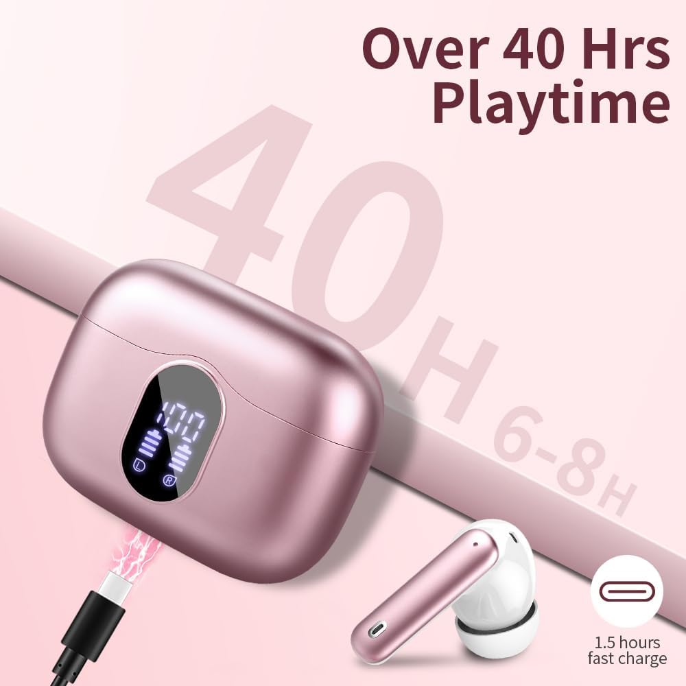 Thumbnail 6 de Btootos Bluetooth Kopfhörer 40 Std. Spielzeit