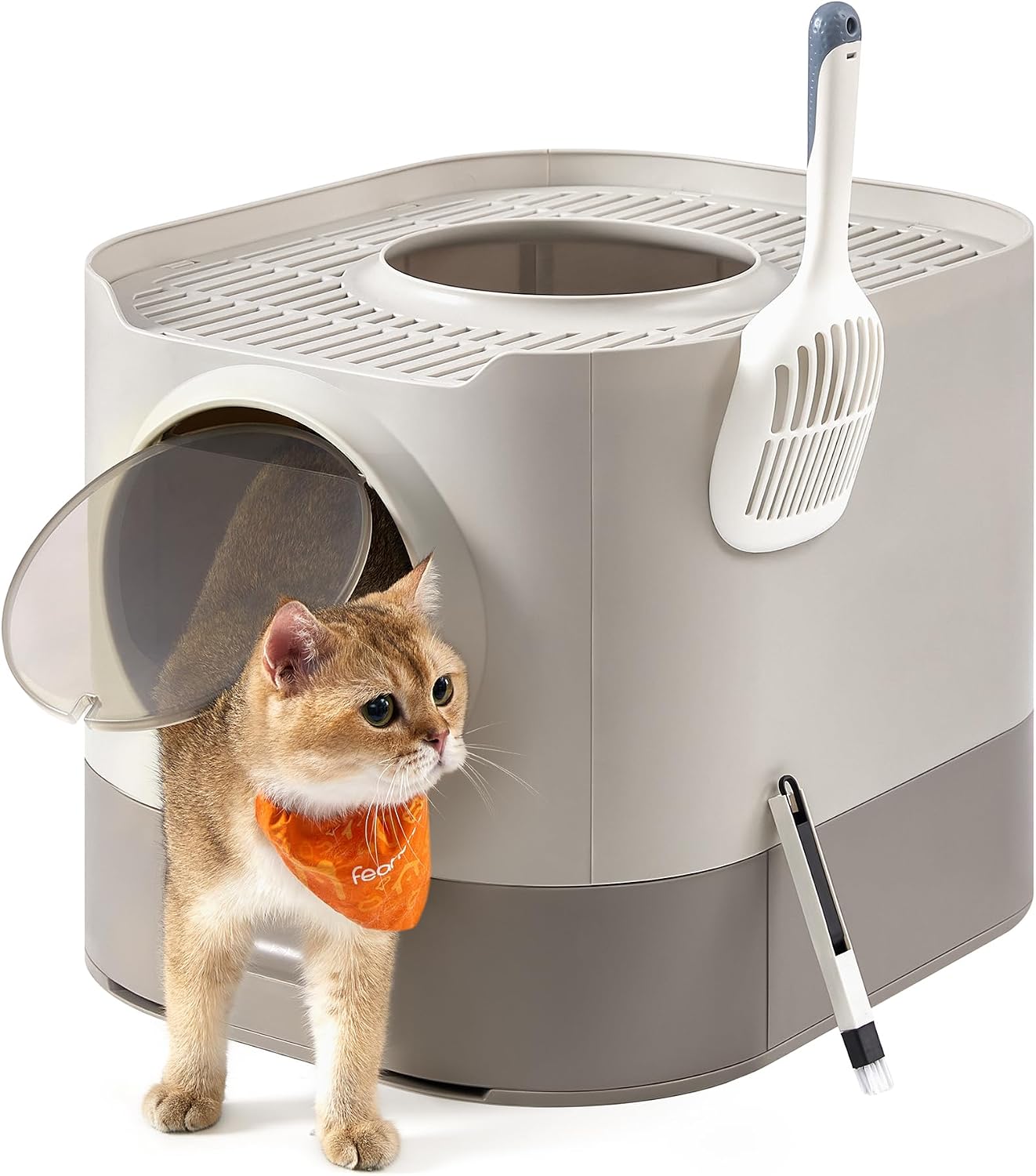 Detalle de Feandrea PPT002G01 Katzentoilette 50×40,5×34,5 cm 🐱