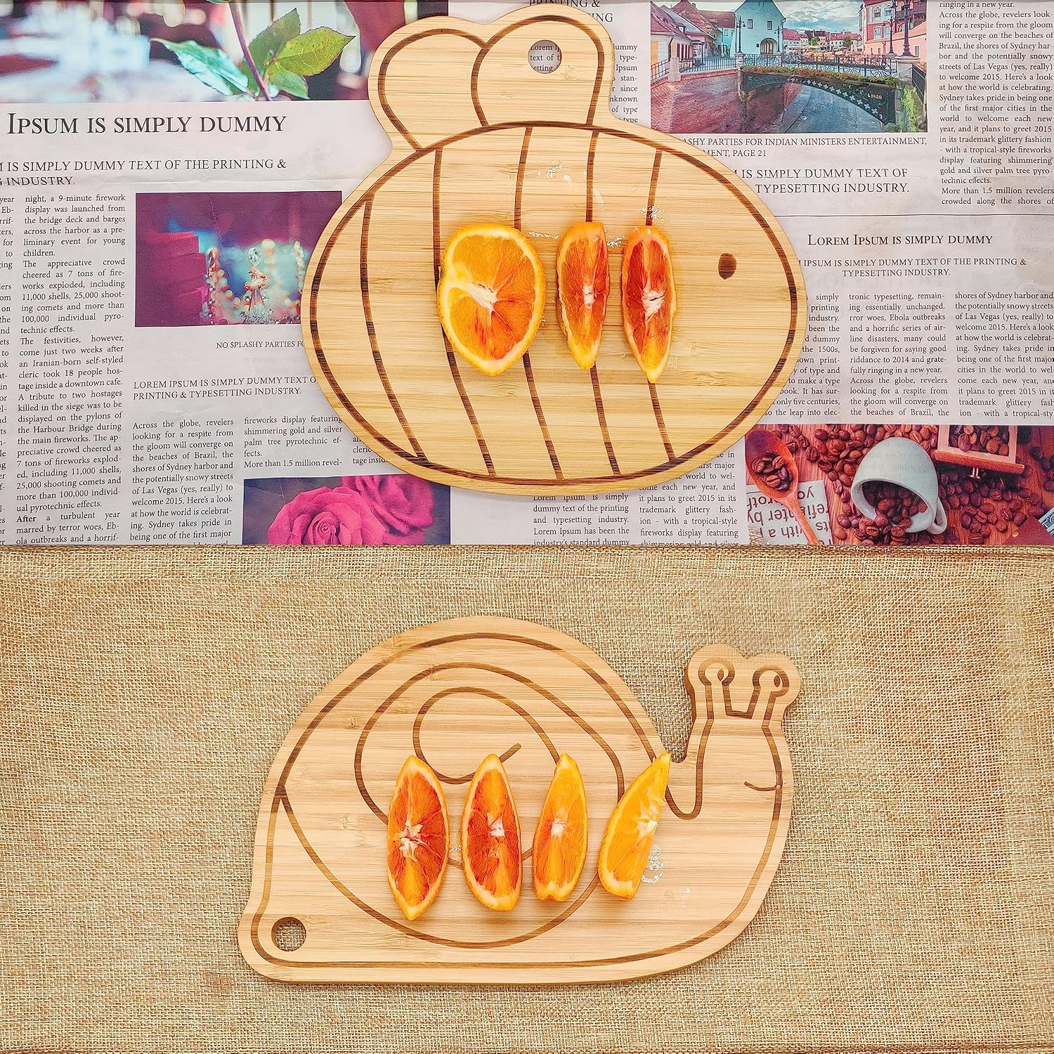 Thumbnail 6 de Youkoo Cutting Board Set, Bamboo
