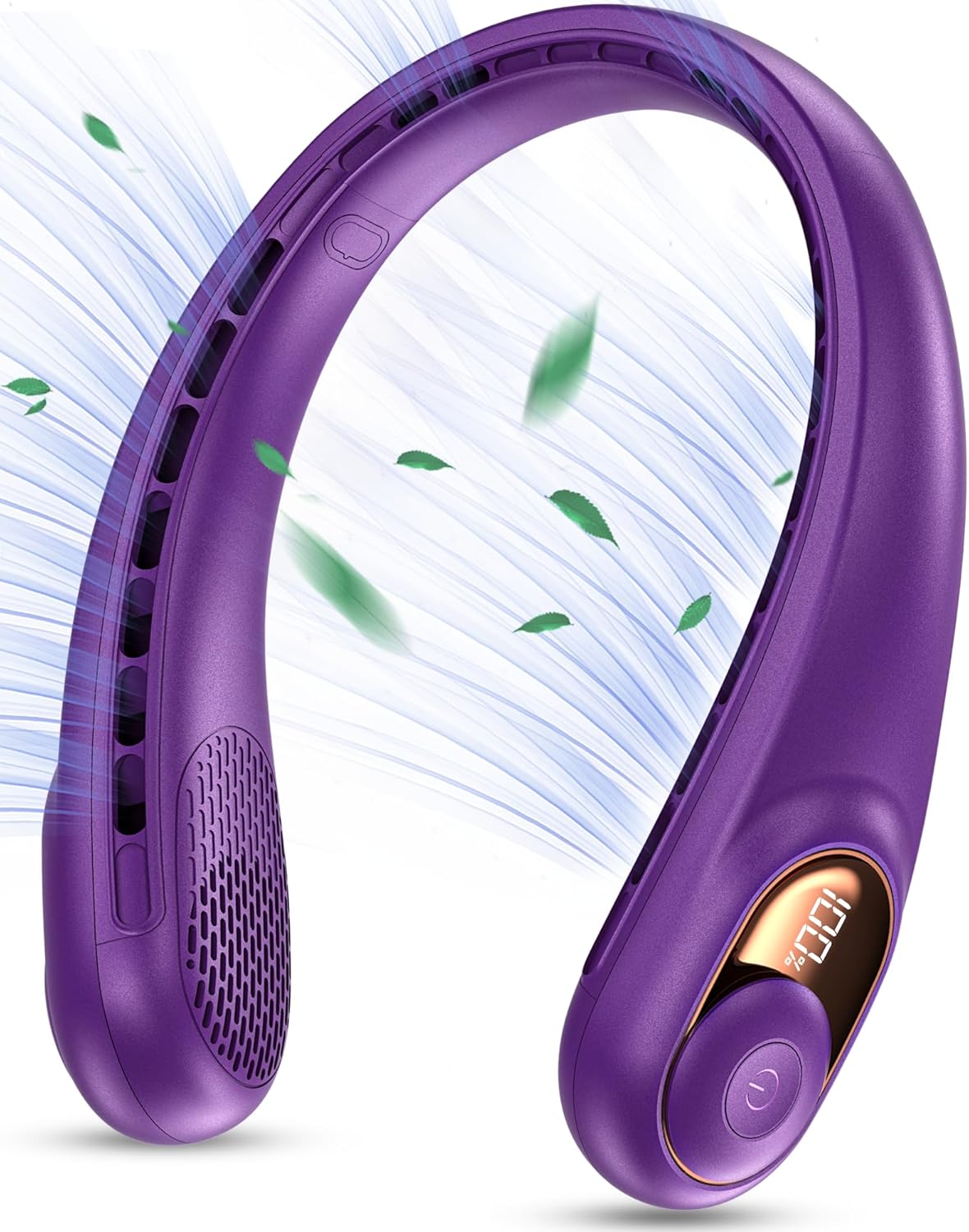 Thumbnail 6 de Neck Fan: Portable Bladeless Neck Fan with LED Display and 360° Airflow