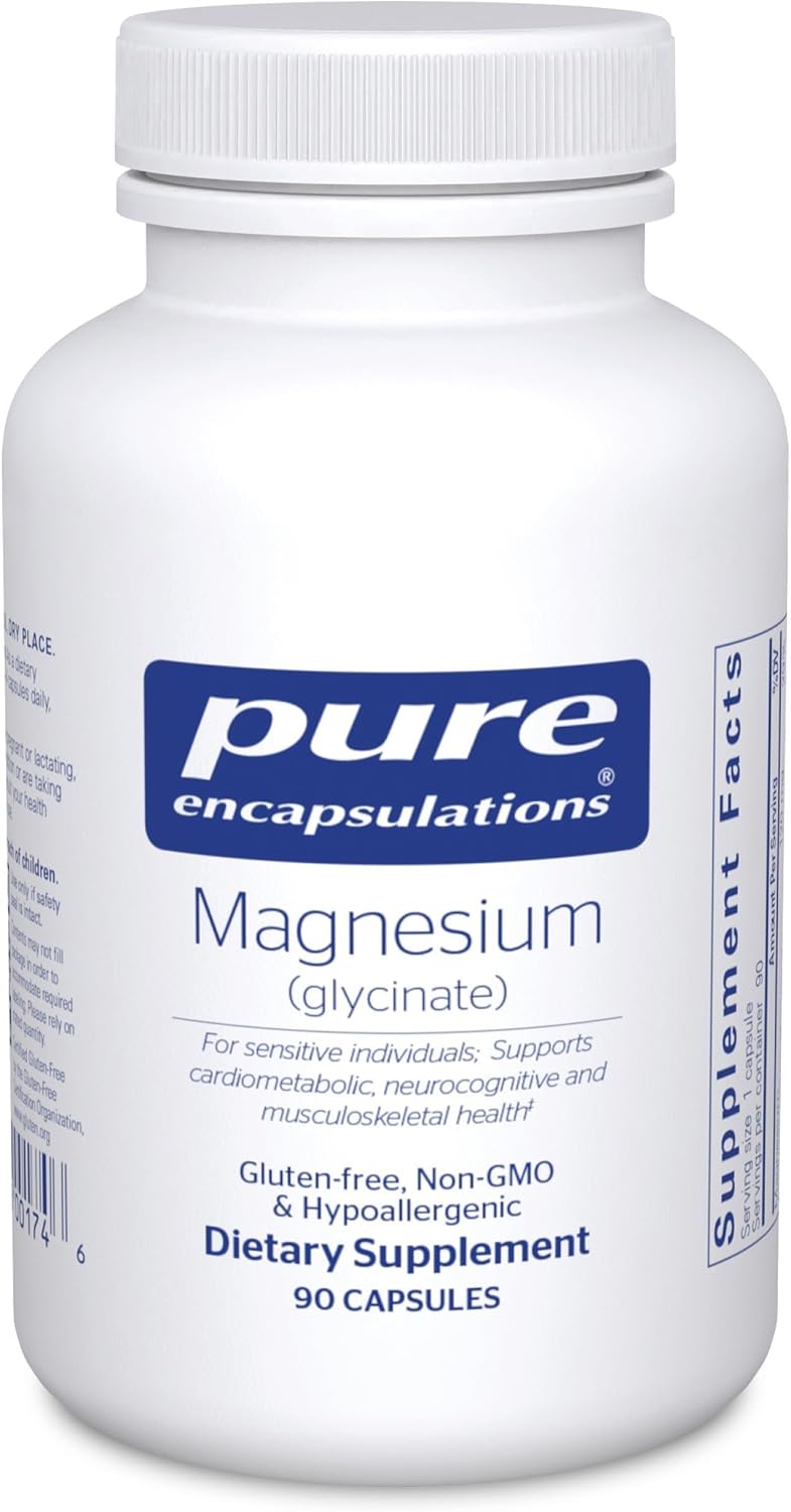 Detalle de Pure Encapsulations Magnesio | Energía y Función Muscular, 90 cápsulas vegetales