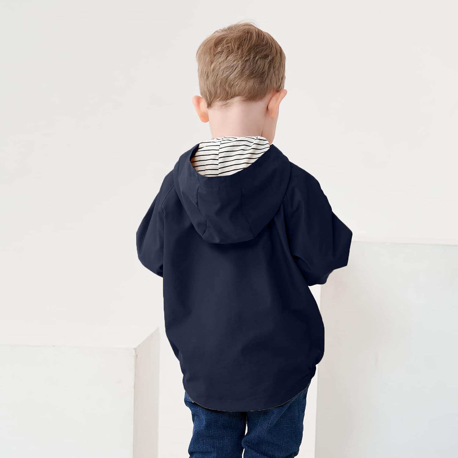 Thumbnail 2 de Veste à capuche Volunboy Bébé Garçon, manches légères à poche zippée