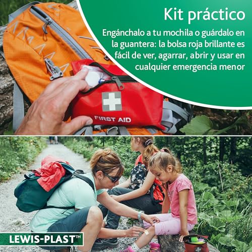 Thumbnail 5 de Lewis-Plast LEWIS PLAST kit completo de primeros auxilios de 92 piezas para interior y actividades al aire libre
