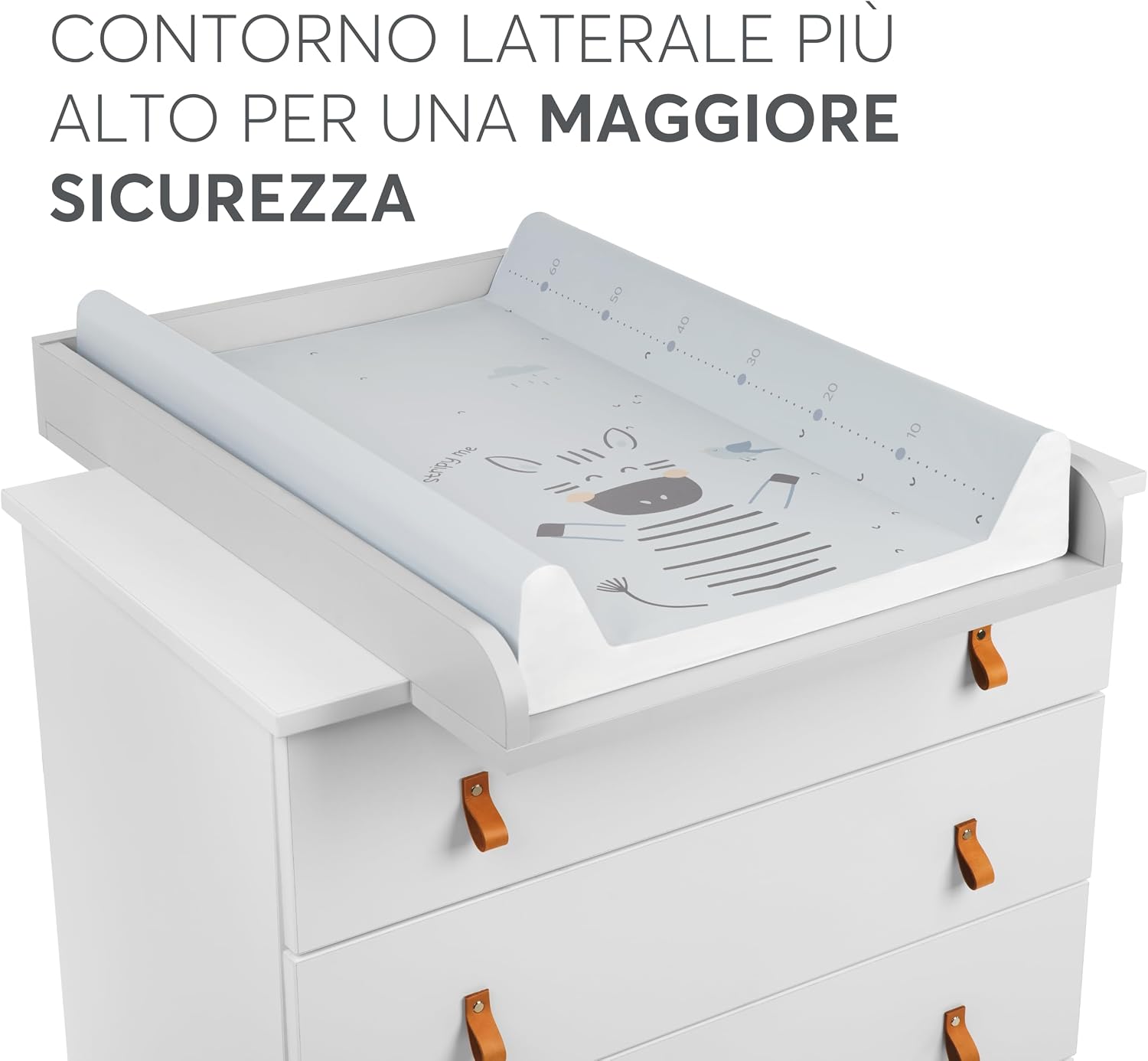 Detalle 2 de KikkaBoo Fasciatoio portatile 80x50 cm 👶