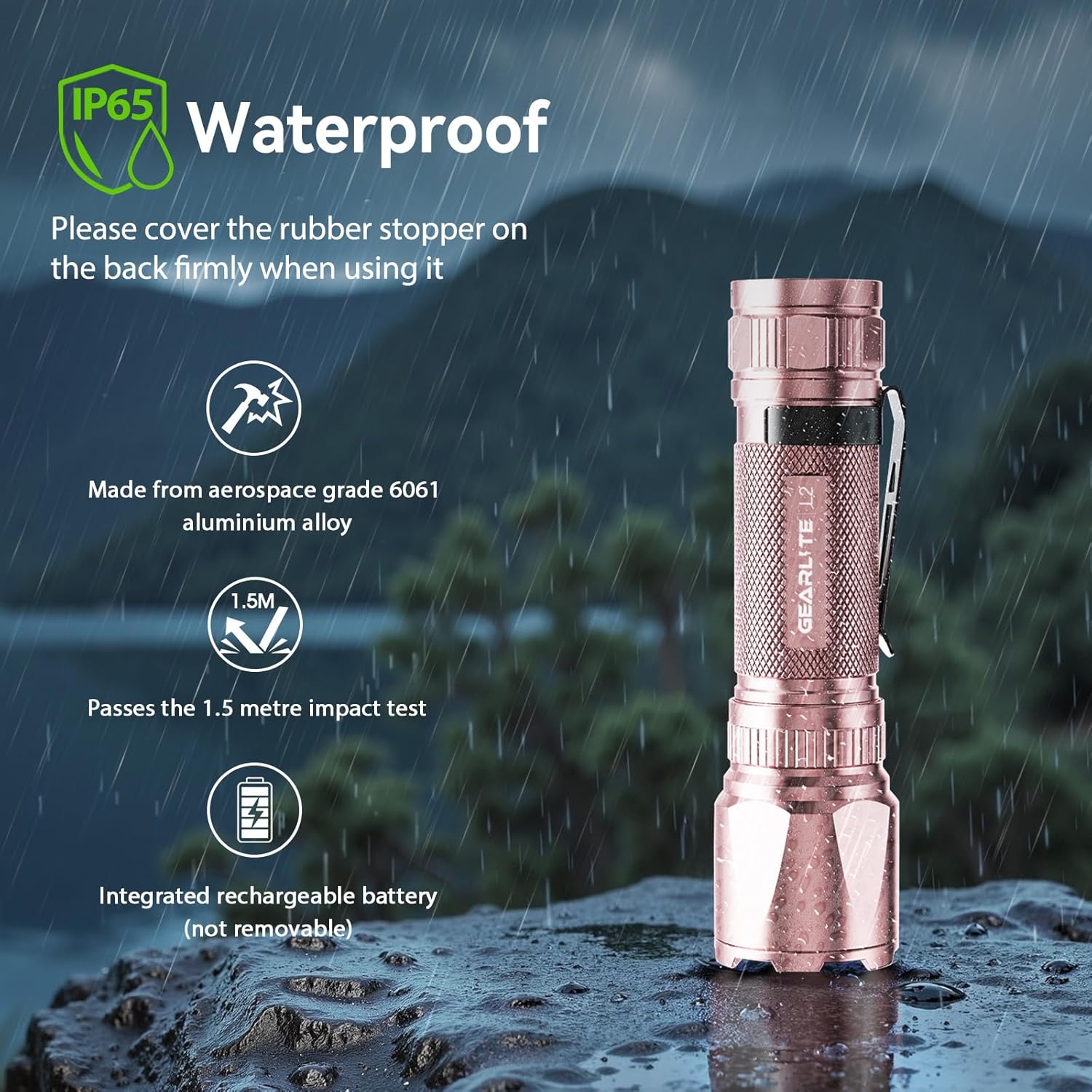 Thumbnail 5 de GEARLITE LED Torch Rechargeable 3500LM