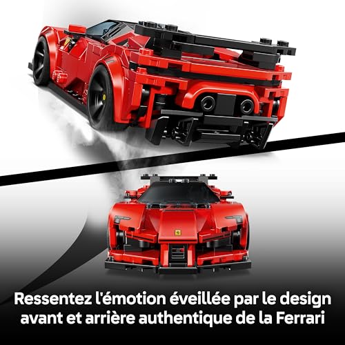 Detalle de LEGO Speed Champions – Voiture de Course Ferrari SF90 XX Stradale (77254) avec Minifigurine Pilote