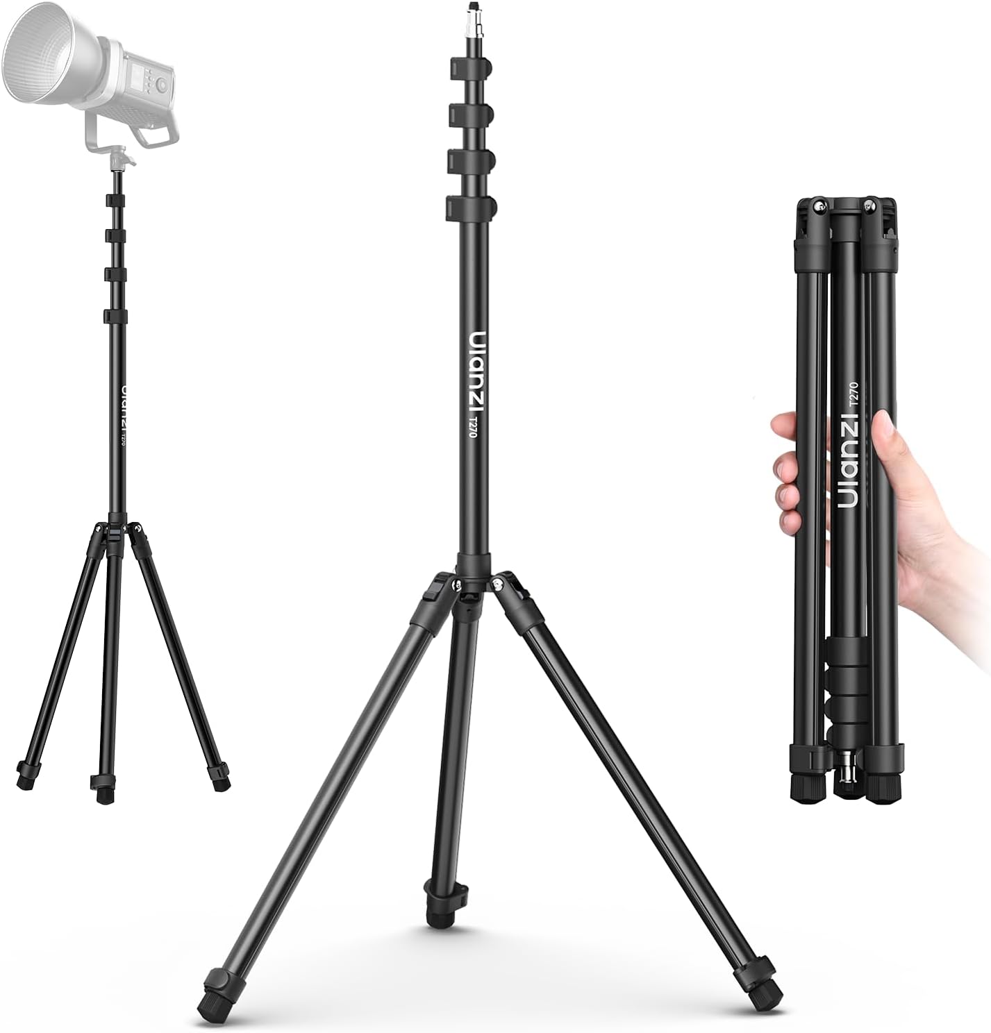 Detalle de Trépied de lampe 270cm en aluminium