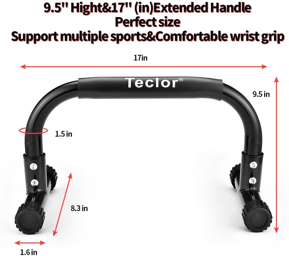 Thumbnail 2 de Teclor Push Up Bar parallettes 9.5in 🏋
