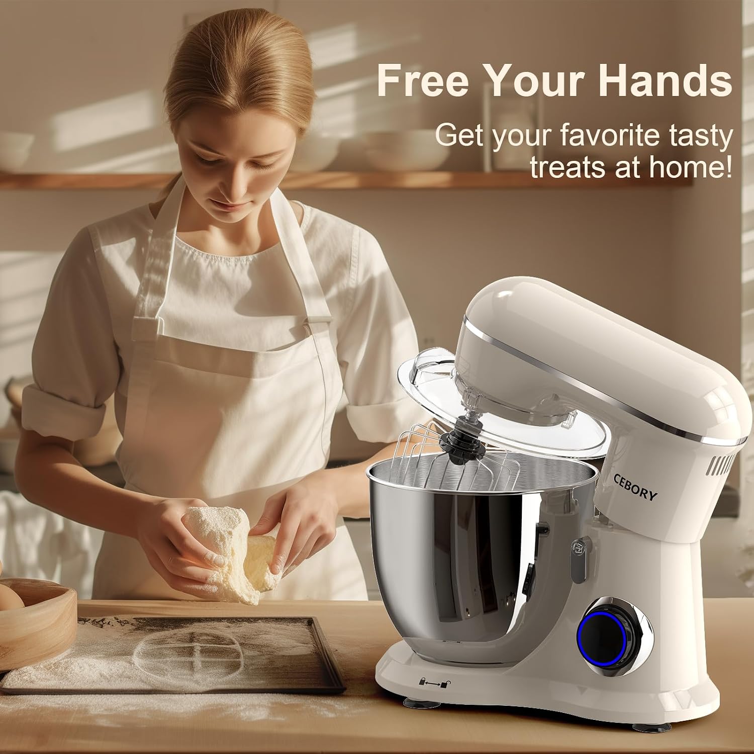 Thumbnail 5 de CEBORY 3-IN-1 Stand Mixer 6.5QT 🍞