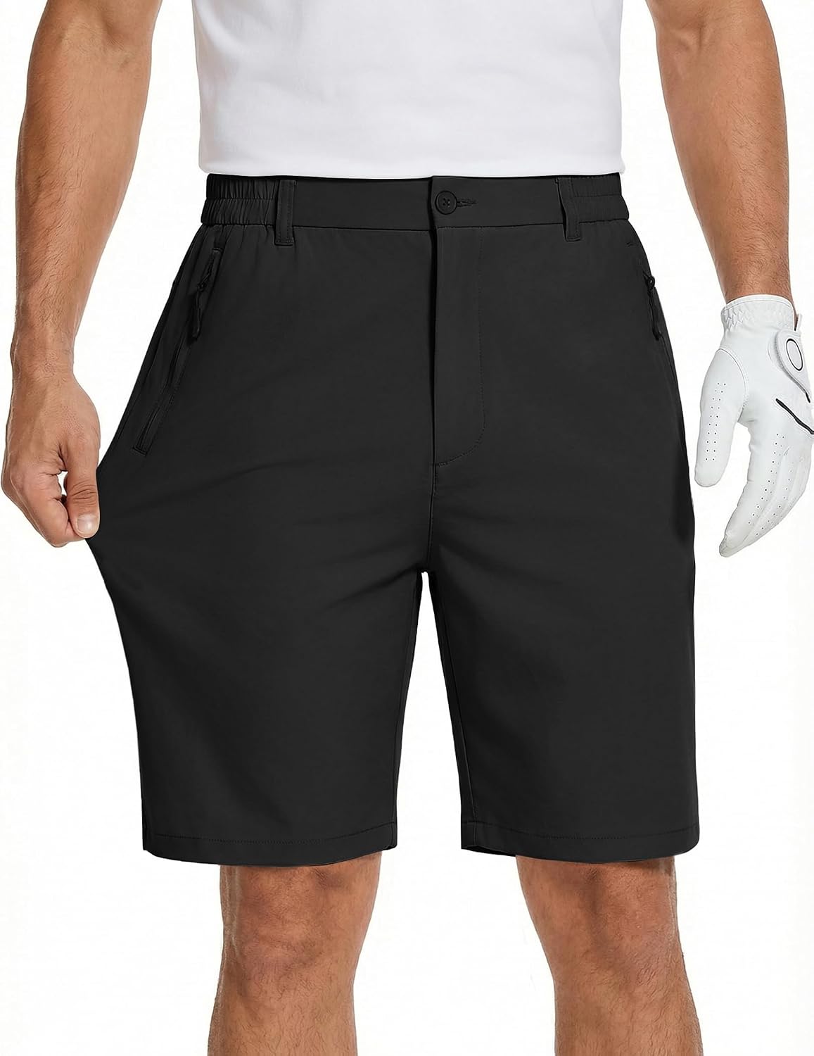 Detalle de COOFANDY Men's Stretch Golf Shorts 7" Lightweight Hybrid Shorts