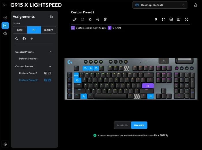 Thumbnail 10 de Logitech G915 X Lightspeed Wireless Gaming-Tastatur Qwertz Schwarz – GL Tactile, kabellos