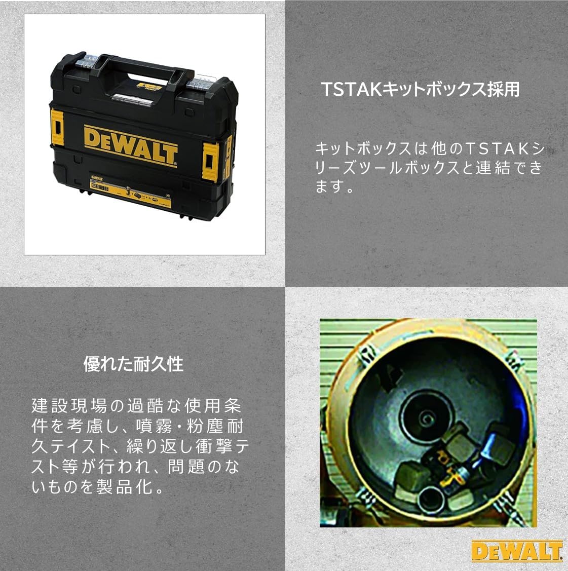 Detalle de DEWALT DCF911P2T ブラシレスインパクトレンチ 18V・最大締付トルク338N・m