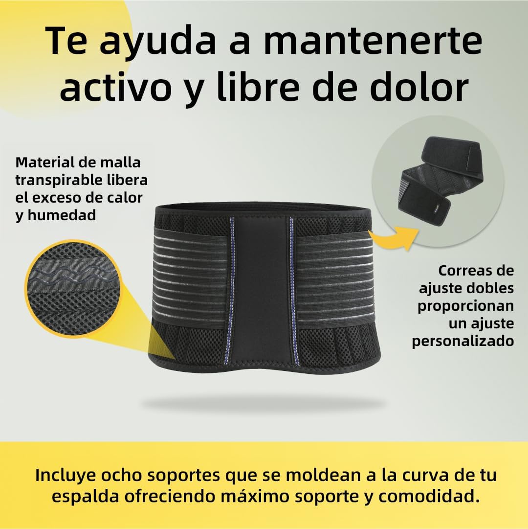 Thumbnail 1 de BraceUP Faja Lumbar XXL 110–130 cm