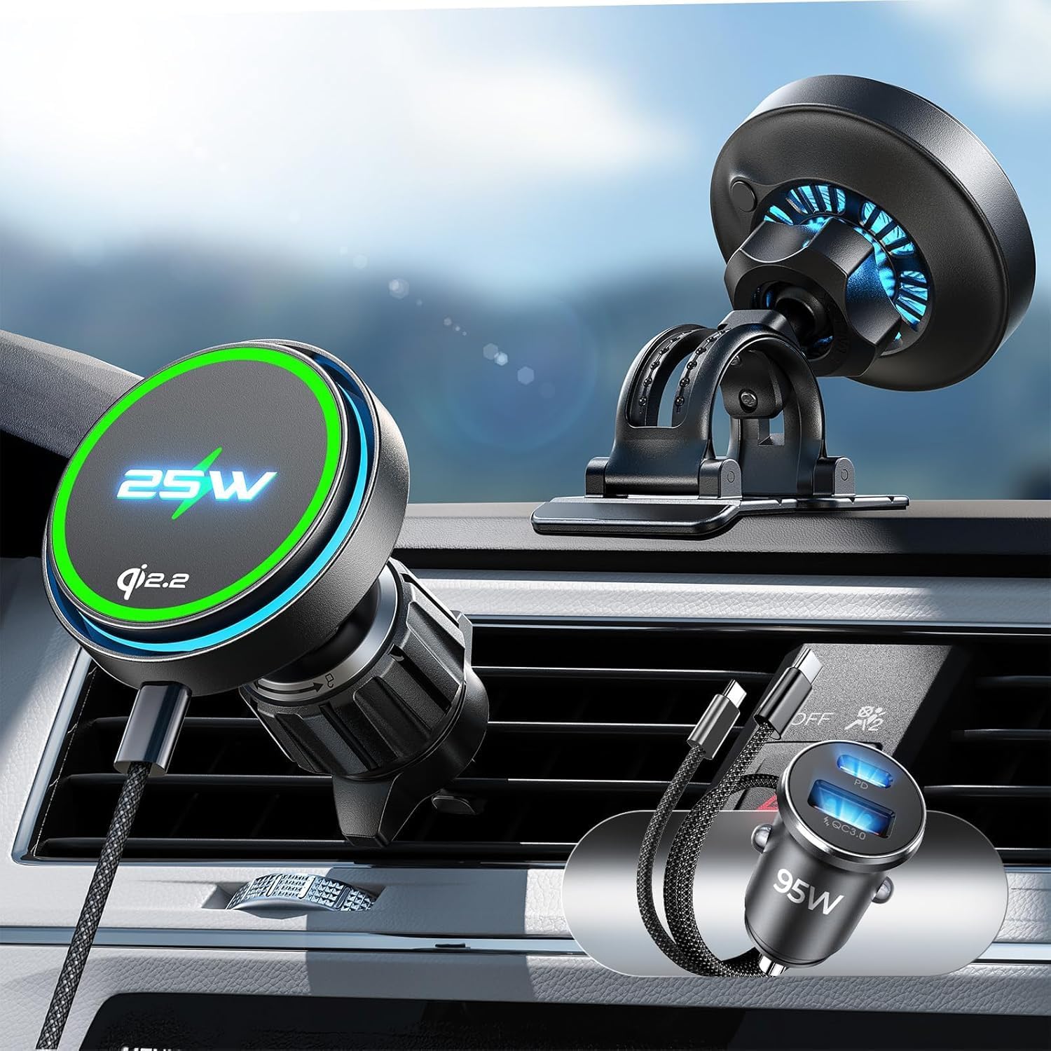 Detalle de LISEN Handyhalterung Auto 25W
