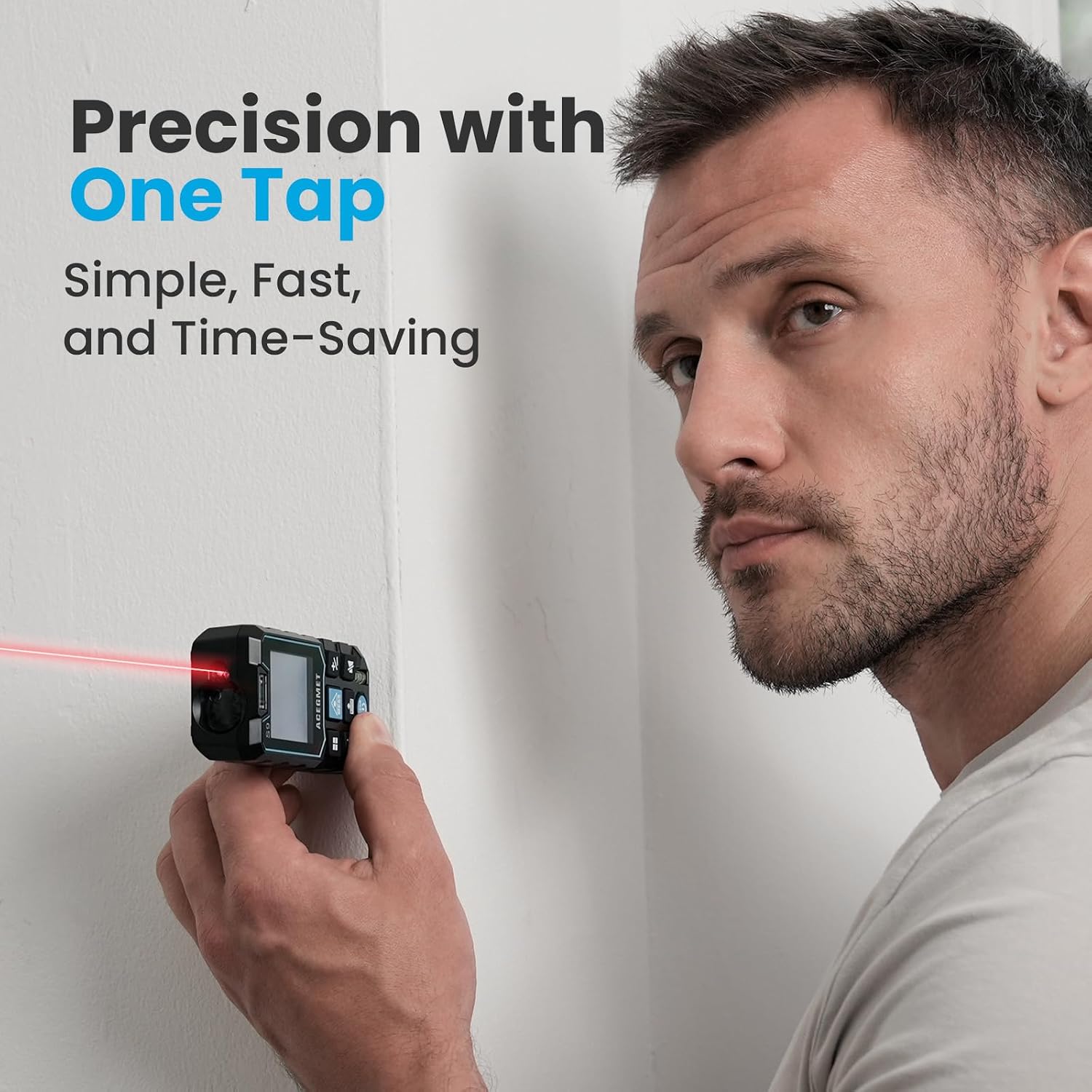 Detalle de ACEGMET Laser Distance Measurer, 229 ft