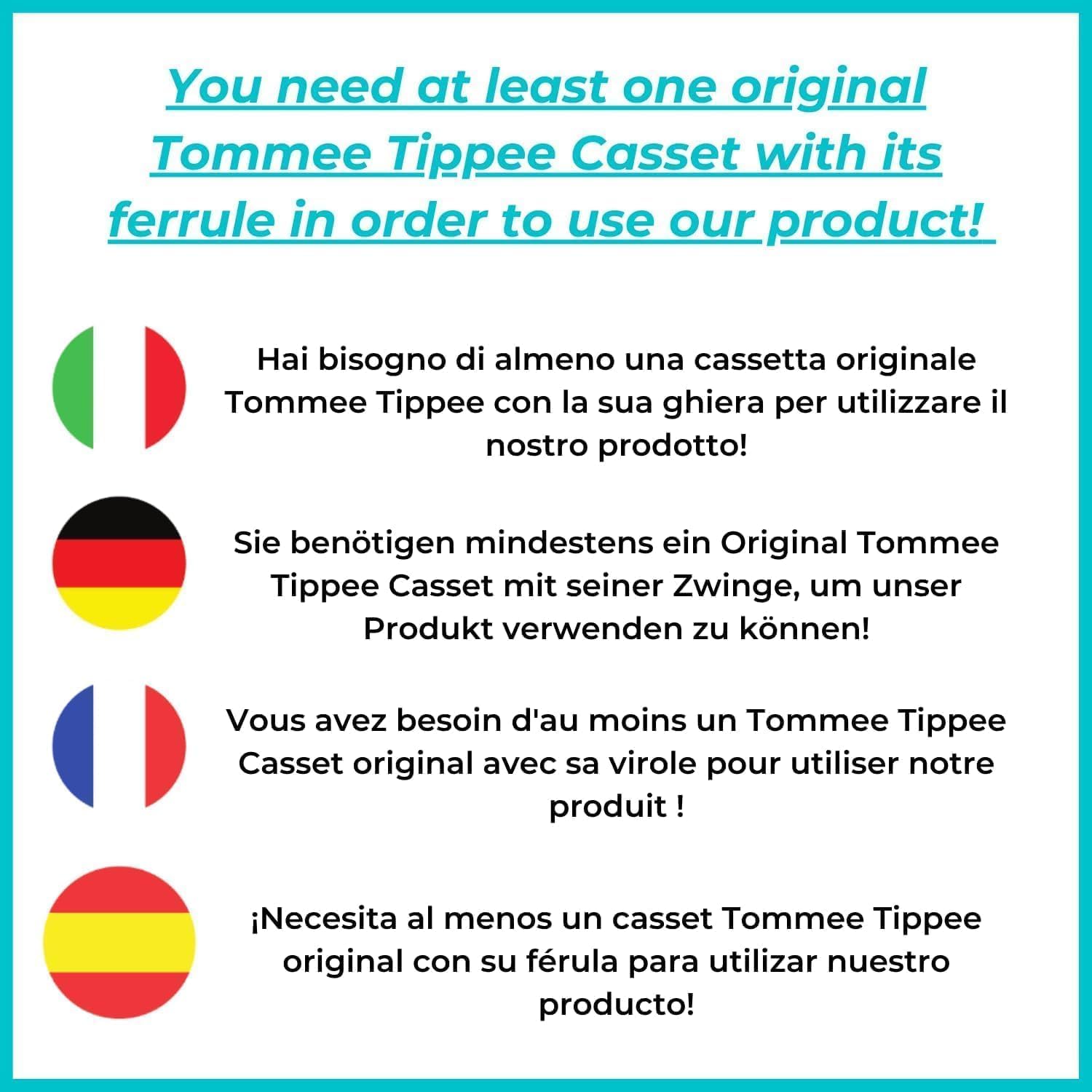 Detalle 2 de My Happy Nappy 8 recharges compatibles Tommee Tippee Sangenic Tec, Simplee Sangenic et Twist & Click