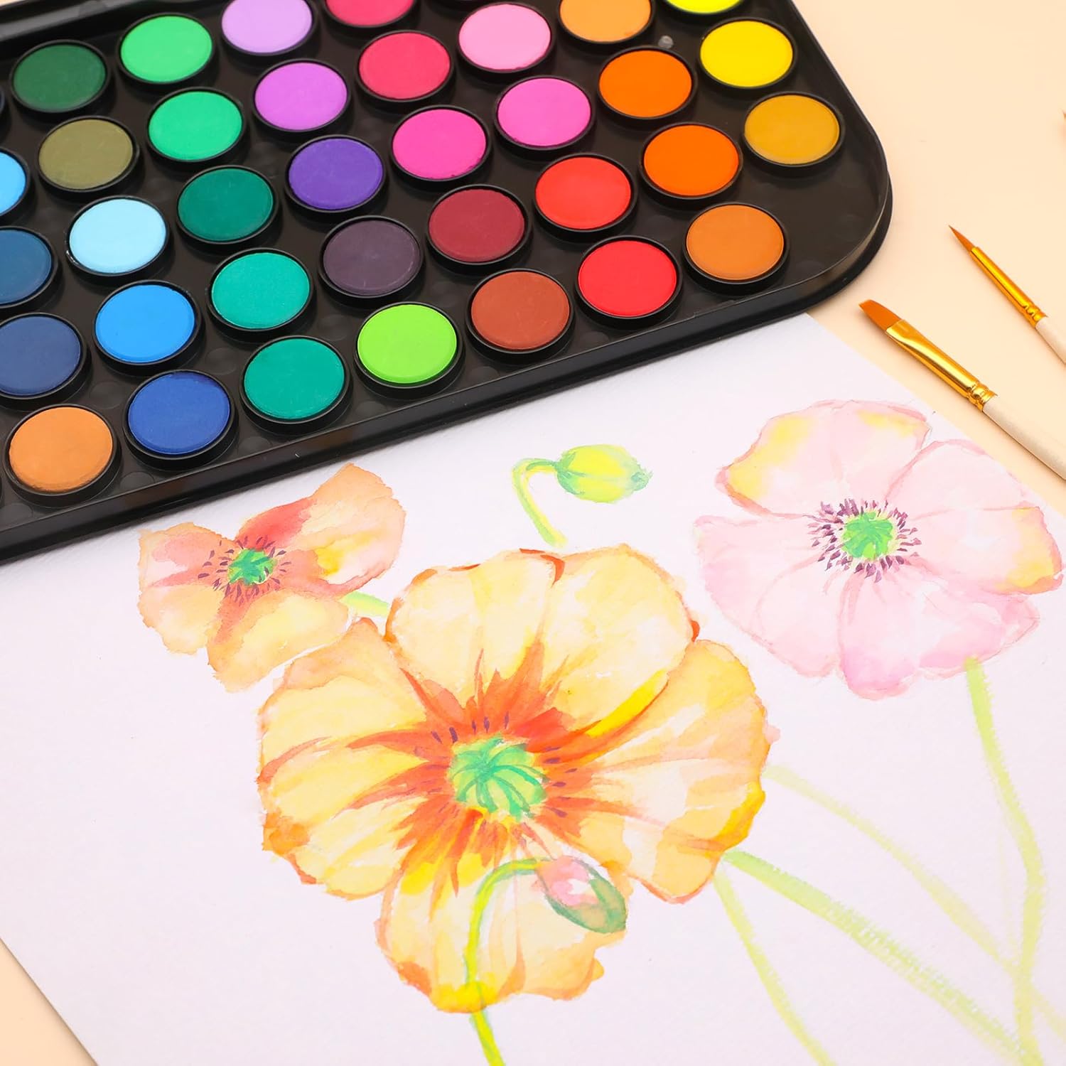 Thumbnail 4 de Artecho Aquarellfarben 48 Farben Set