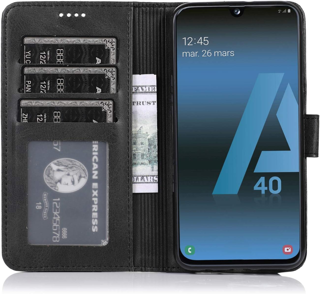 Thumbnail 2 de CTIUYA Schutzhülle Galaxy A40 Leder Klapphülle