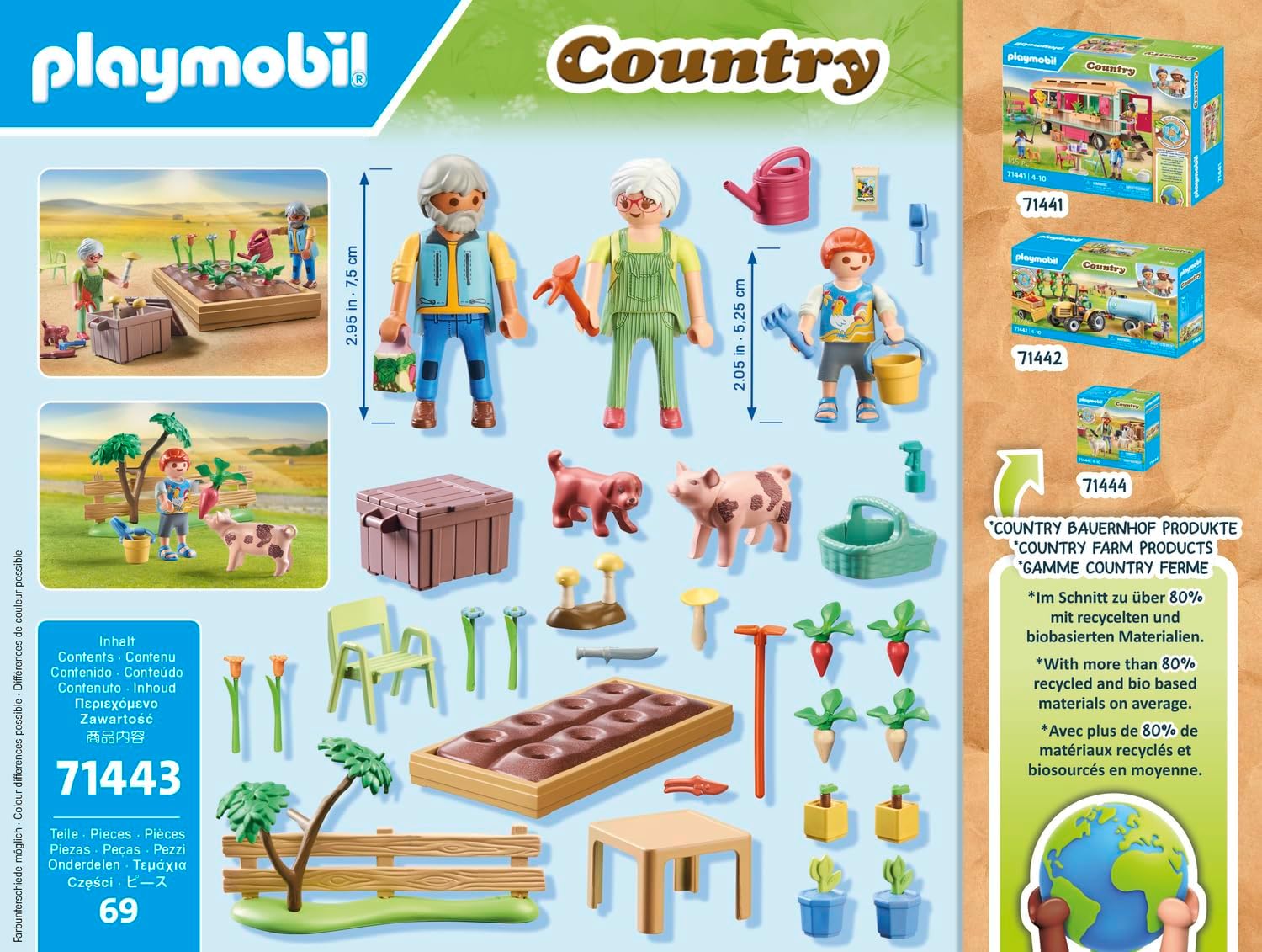 Thumbnail 4 de Playmobil vegetable garden playset 71443