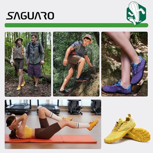 Thumbnail 6 de SAGUARO Mujere Barefoot Trail Running Shoes para hombre: zapatillas de trail descalzas, preparación para exterior