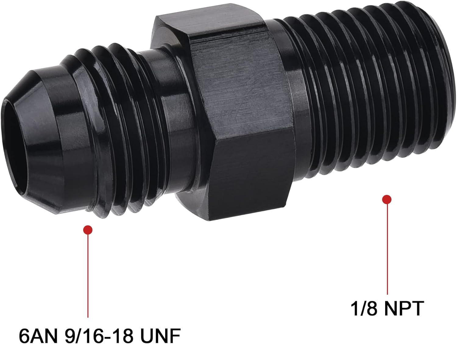 Detalle 2 de EVIL ENERGY 6AN to 1/8 NPT 2pcs